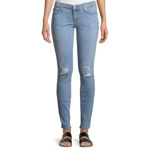 Hudson Jeans Krista Super Skinny Destroyed 31 Stretch‎ Mid Rise